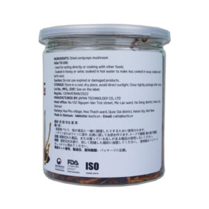 Alternative view of KOCHI DRIED CORDYCEPS MUSHROOM BOX OF 50G