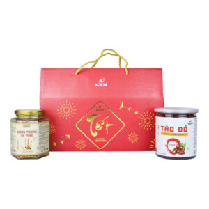 Alternative view of ĐÔNG TRÙNG HẠ THẢO CAO CẤP - TÁO ĐỎ HỘP QUÀ TẶNG