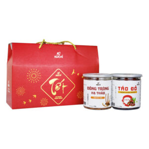 ĐÔNG TRÙNG HẠ THẢO SẤY KHÔ – TÁO ĐỎ KOCHI HỘP QUÀ TẶNG