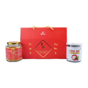 Alternative view of HỘP QUÀ TẶNG ĐÔNG TRÙNG HẠ THẢO XUẤT KHẨU - TÁO ĐỎ