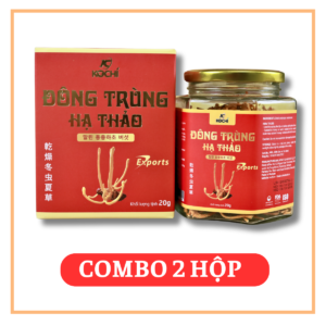 KOCHI EXPORT CORDYCEPS MUSHROOM -  COMBO 2 BOX OF 20G